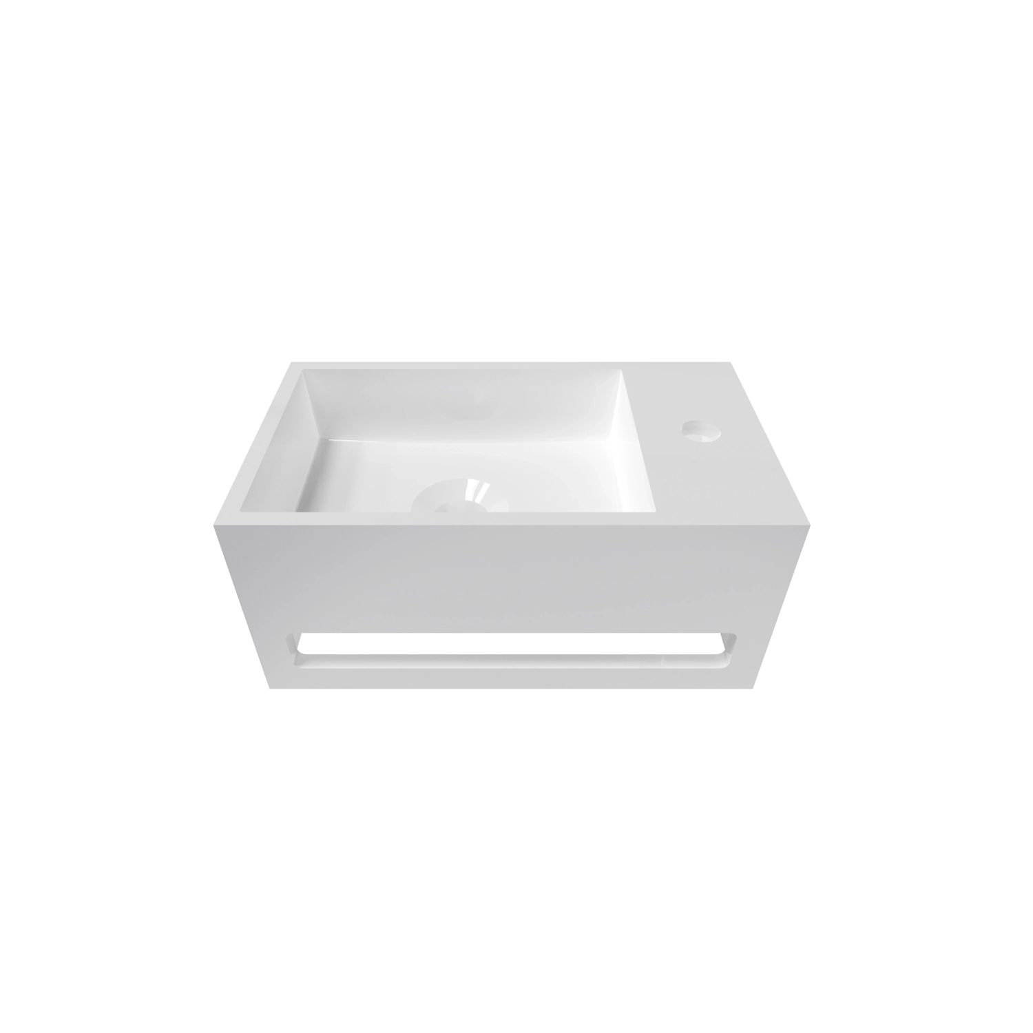 DutchLine-Solid.Surface-Fonteint-Met-Handdoekrek-Glans-Wit-356x203x159mm-P12311R-GW